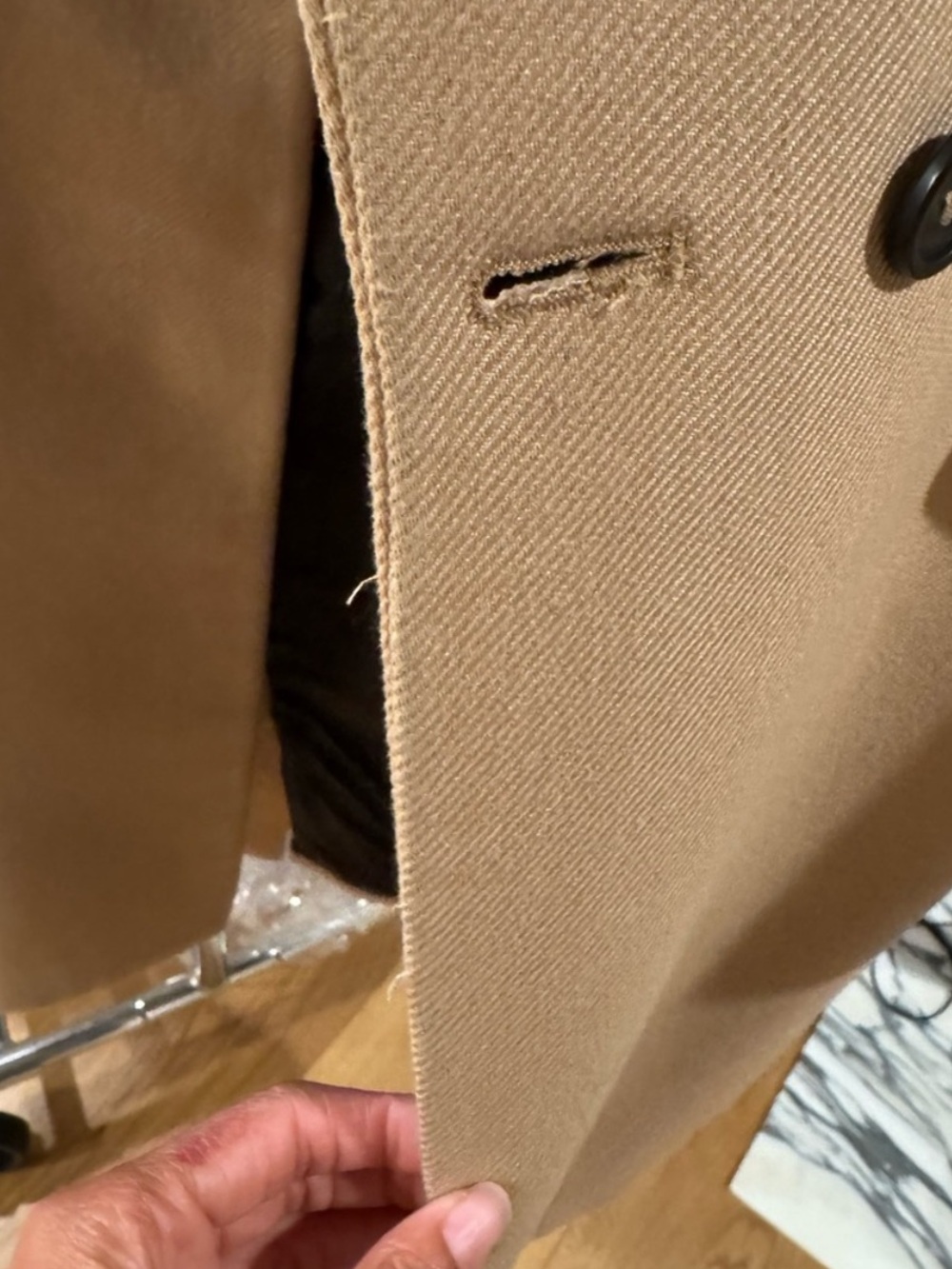 Zara Camel Coat, Small great condition - Picture 7 of 8